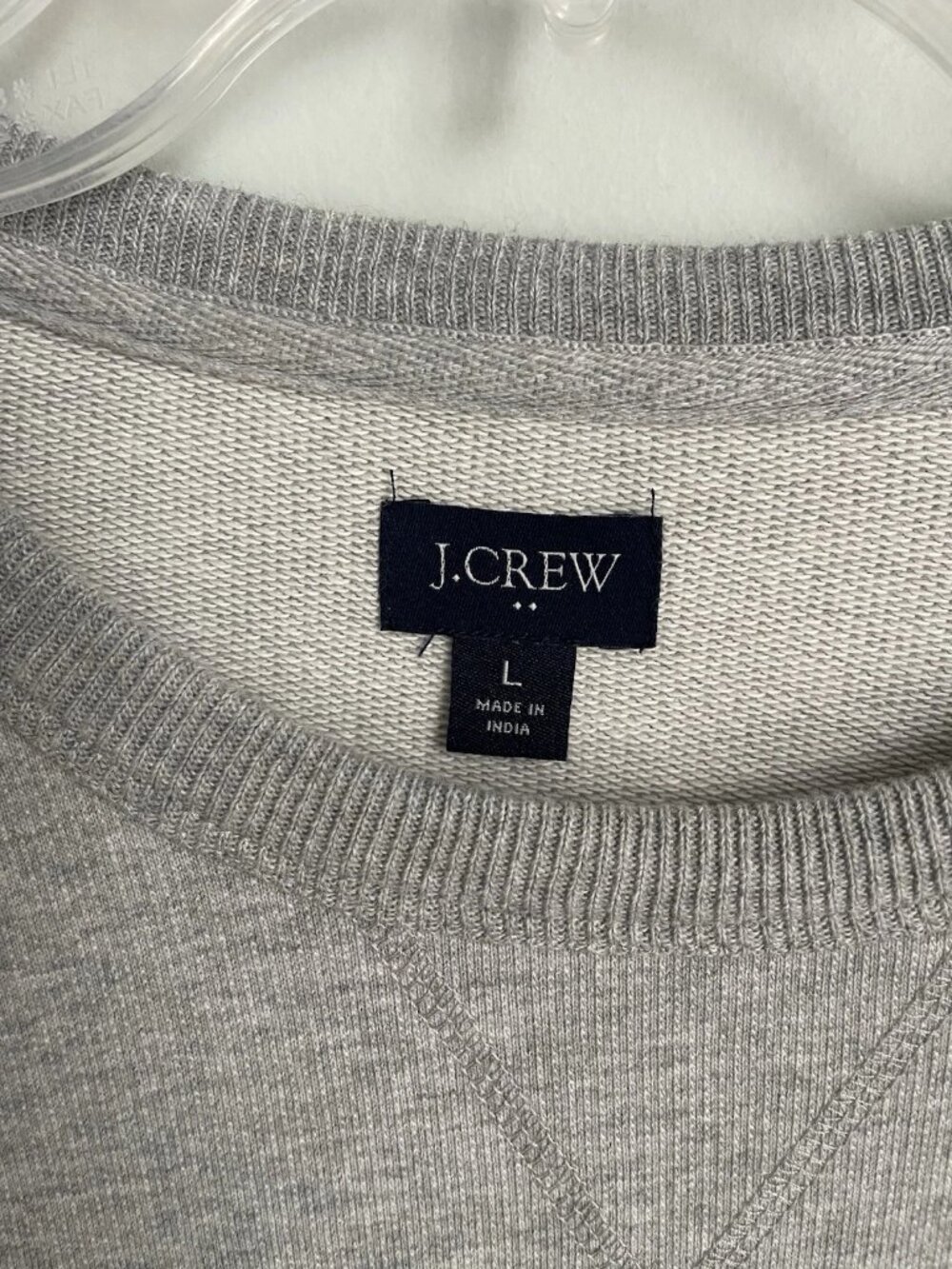 J Crew Factory Gray Terry Mallard Duck Sweatshirt BR829 Men's - Picture 2 of 7